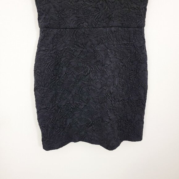 Dolce & Gabbana Textured Jacquard Corset Bustier Mini Dress in Black 40 4 - Picture 3 of 7